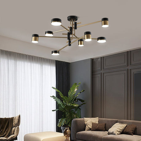 metal chandelier for living room lighting