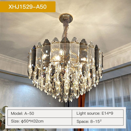 Post-modern chandelier for dining areas