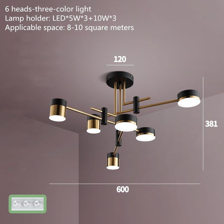led chip chandelier for modern homes