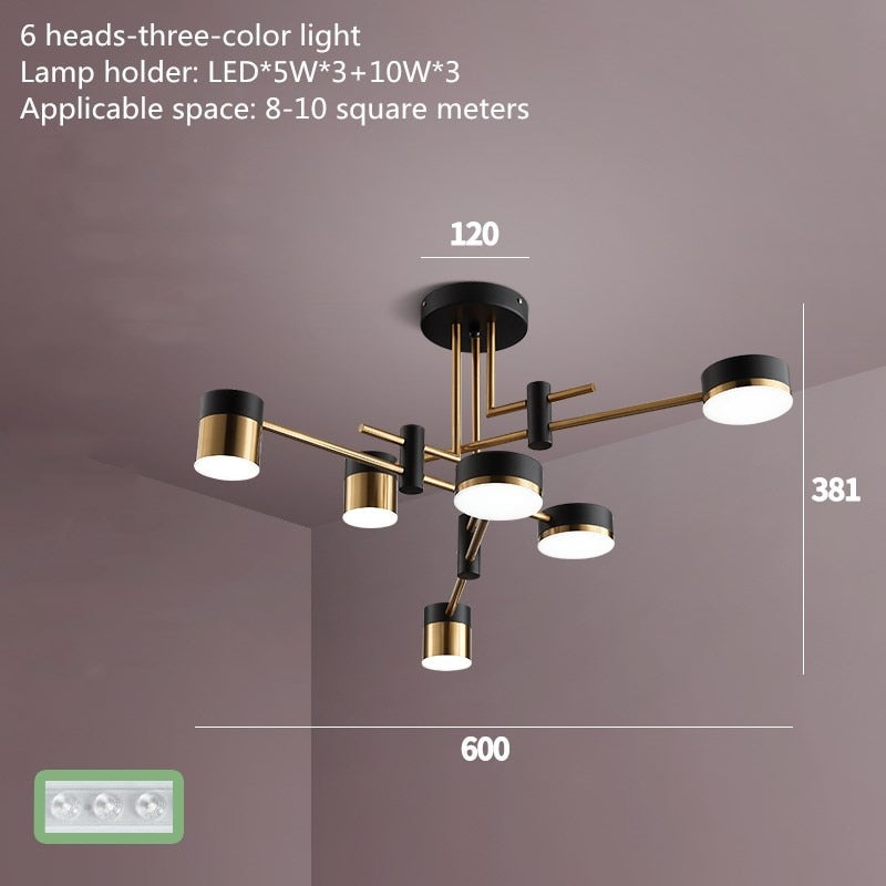 led chip chandelier for modern homes