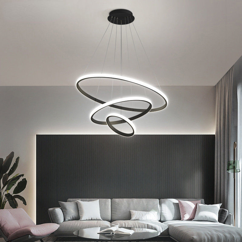 Lumiara Ceiling Light Installed Above Living Room