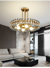 Lumira Crystal Chandelier Close-Up Crystal Detail - OpalDwell