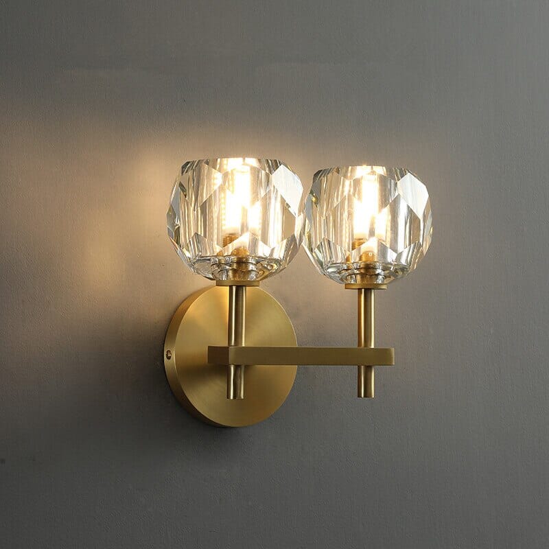Wall sconce shown in a living room setting