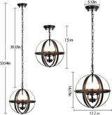chain pendant lighting for living areas