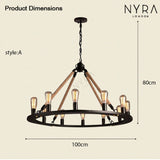 alloy chandelier for traditional decor