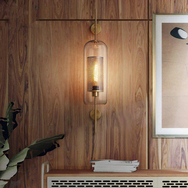 Glass Wall Sconce for bedroom