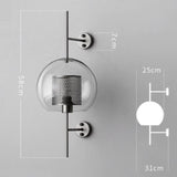 Wall mounted wall sconce for bedroom