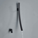 Wall mounted bathroom faucet - minimalist metal body