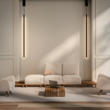 AsterLume Aluminum Pendant Light with LED Remote Control