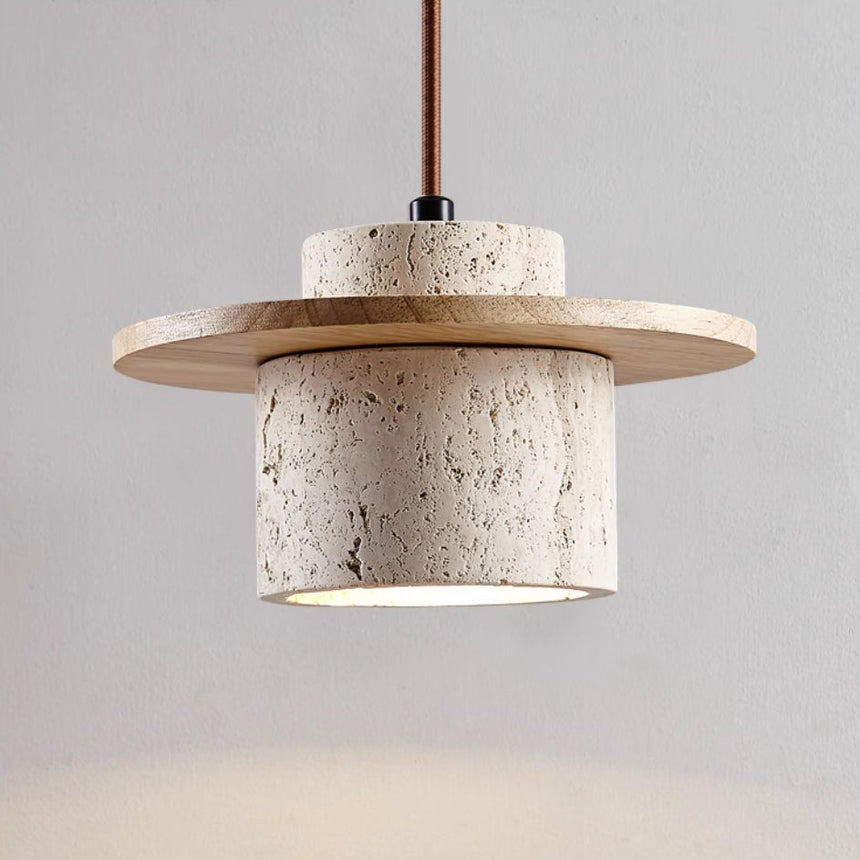 Travertine Pendant Light for Modern Living Room
