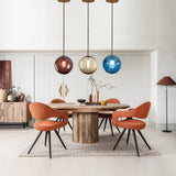 Lumera Bubble Glass Pendant Light - Glass and Iron Minimalist Celestial-Inspired Design | OroDwell