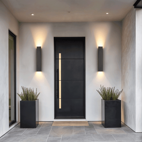 Wall light dimensions for entryway spaces