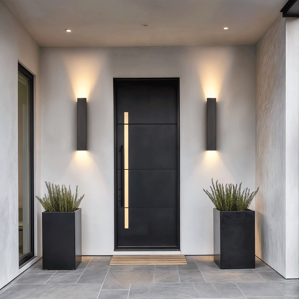 IP65 outdoor LED wall light for exterior walls