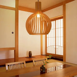 Wood Cage Pendant Light Additional Detail