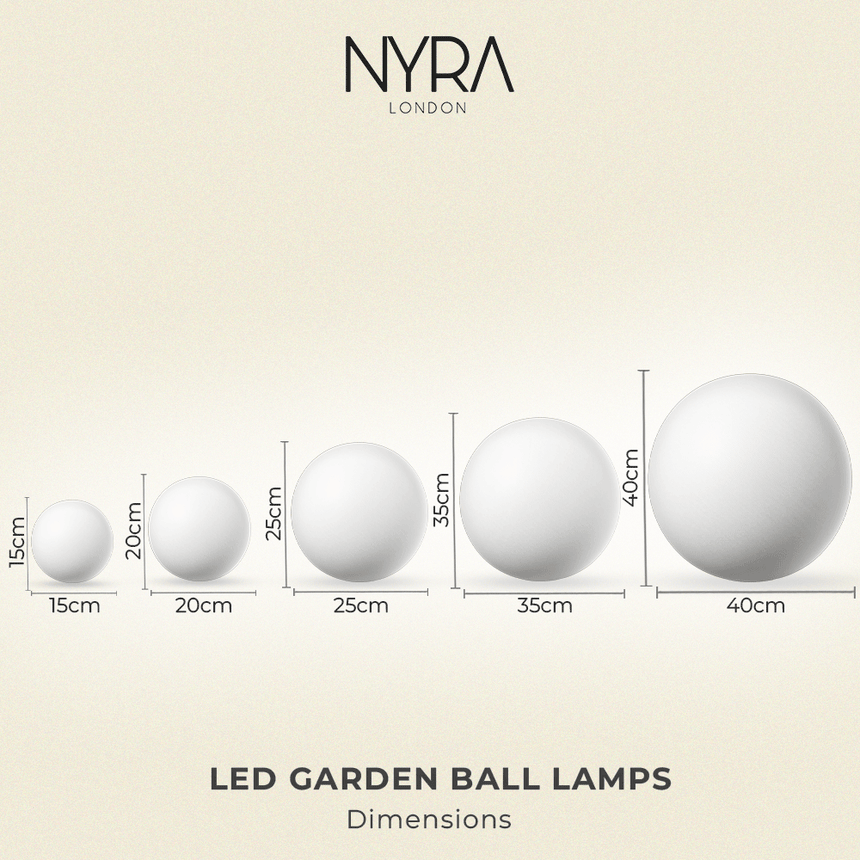 Backyard ambiance light at dusk