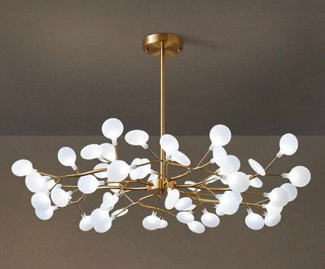 shadeless led chandelier for modern interiors