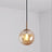 Bubble Glass Pendant Light Interior Styling Example | OroDwell