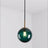 Glass and Iron Bubble Glass Pendant Light Product Photography | OroDwell