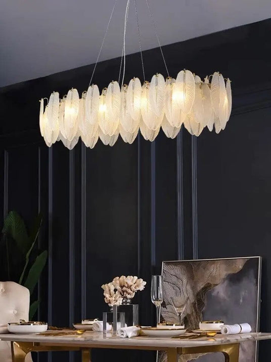 Rose gold lamp base detail