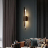 Black wall lamp up and down shade direction