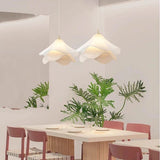 French-Style Flower Petal Pendant Light Fixture