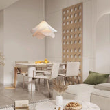 Fabric Floral Pendant Light Dimmable Design