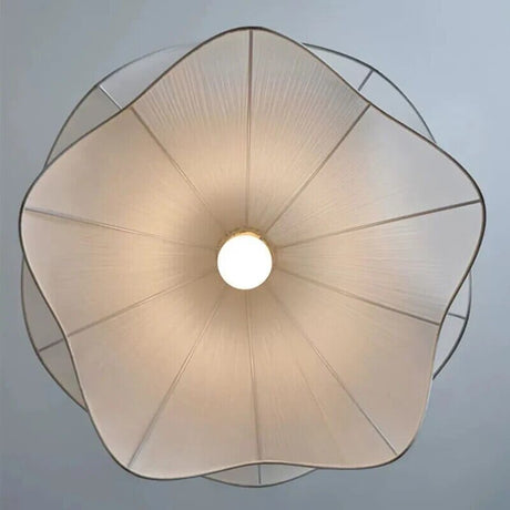 Fabric Petal Chandelier Durable Shade Design