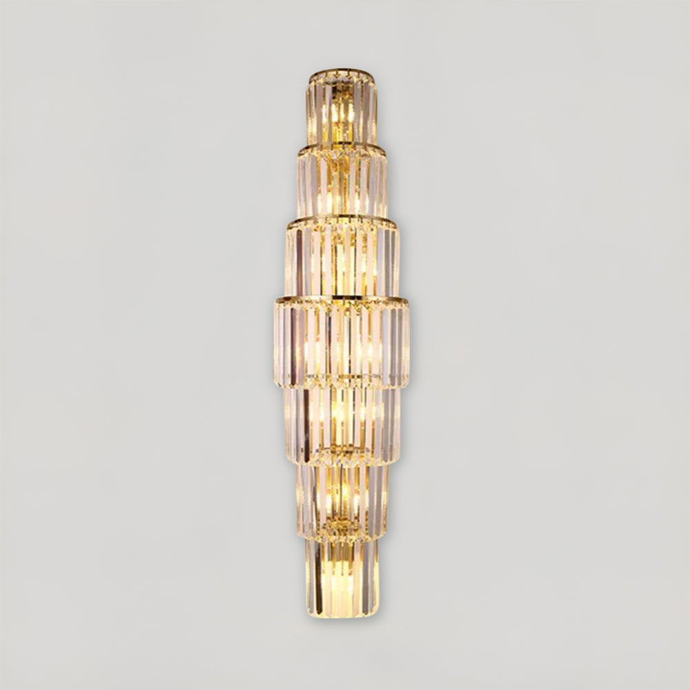 Crystal Pillar Wall Lamp – Modern
