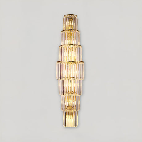 Crystal Pillar Wall Lamp – Modern