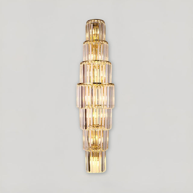 Crystal Pillar Wall Lamp – Modern