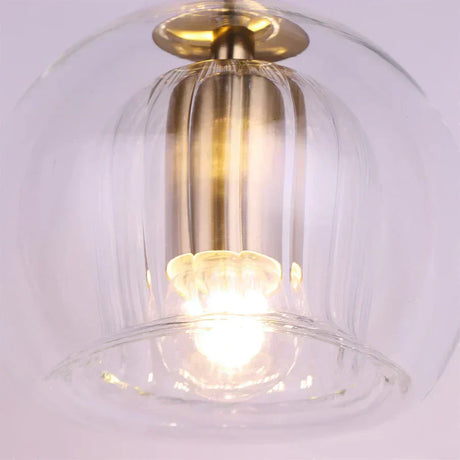 Sculptural Double-Orb Pendant Light Lighting Fixture Close-Up | OroDwell