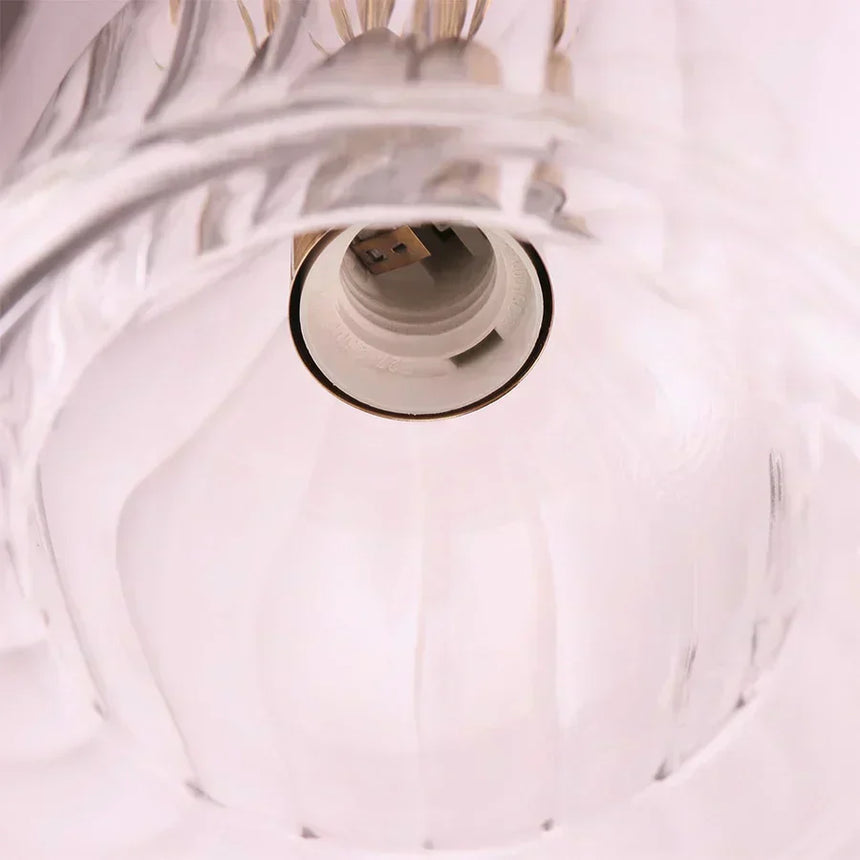 Aluminum and Glass Finish Pendant Light Design Detail | OroDwell