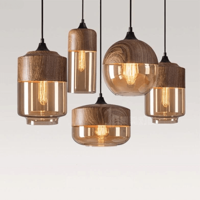 Kiyomi Pendant Light - Wood Modern Adjustable Design | OroDwell