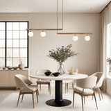 Minimalist hanging pendant light for dining areas