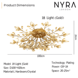 led strip crystal chandelier for modern homes
