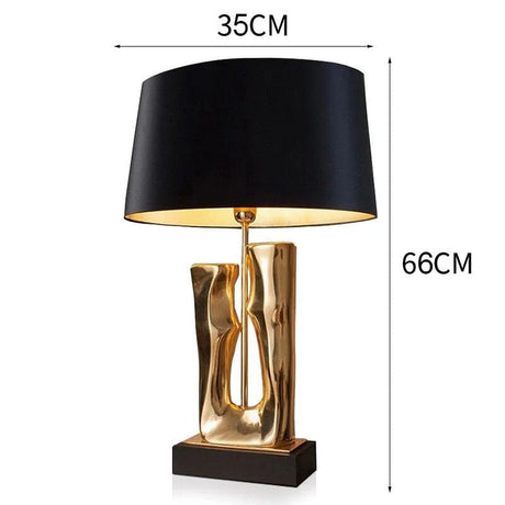 Art deco table lamp for statement decor