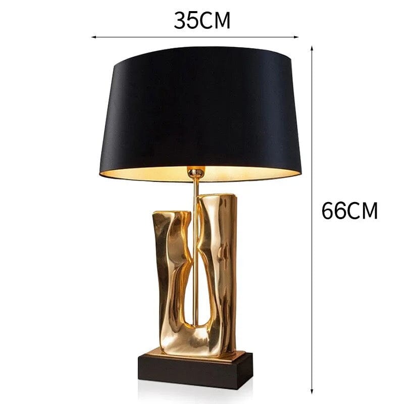 Art deco table lamp for statement decor