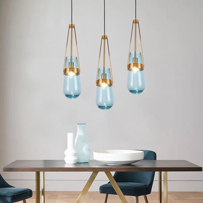 Brass Pendant Light LED Modern Design – Elaria Lamp