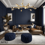 Iron and K9 Crystal Pendant Light for Dining Room Lighting | OroDwell