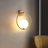 Iron wall lamp warm inviting glow