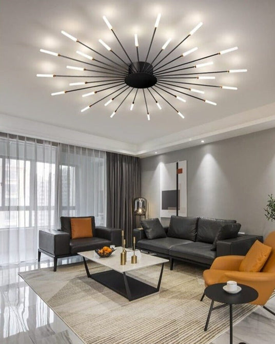 Adjustable Color Temperature Chandelier Detail