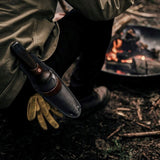 TrailForge Pro Grip Outdoor Survival Knife for camping trips - OpalDwell