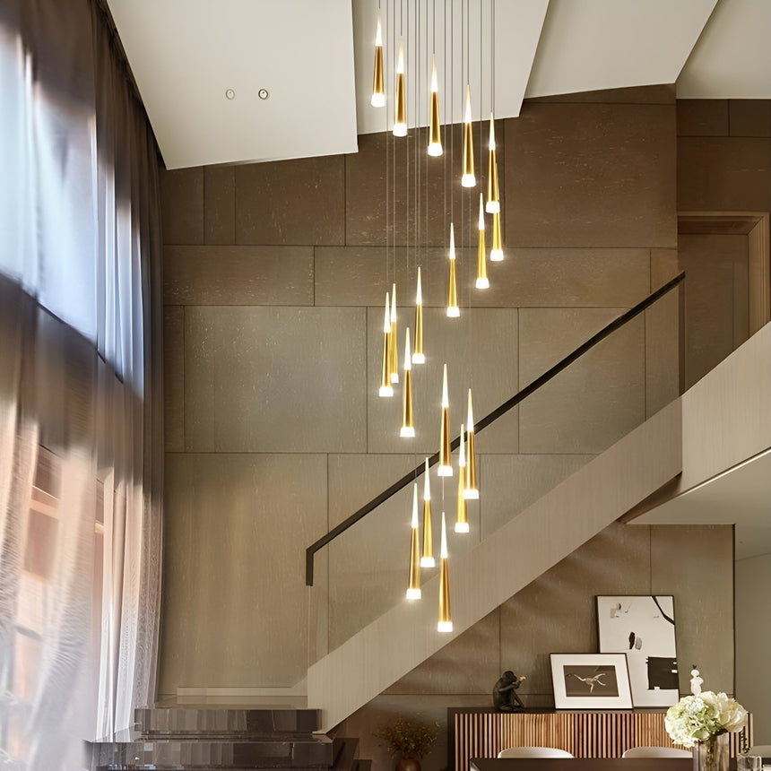 Modern LED Chandelier for Villa Interiors