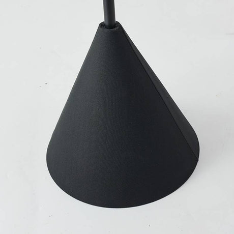Modern black floor lamp for entryway lighting