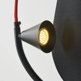 Sculptural standing lamp for living room corner