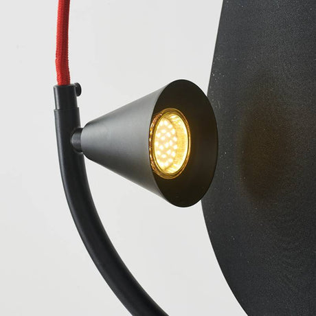Sculptural standing lamp for living room corner