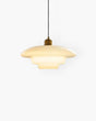 LyraCloud Pendant Light layered opal glass design - OpalDwell