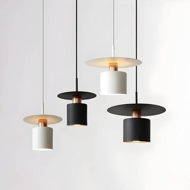 AstraLine Minimalist Metal Pendant Light – Hero View - OroDwell