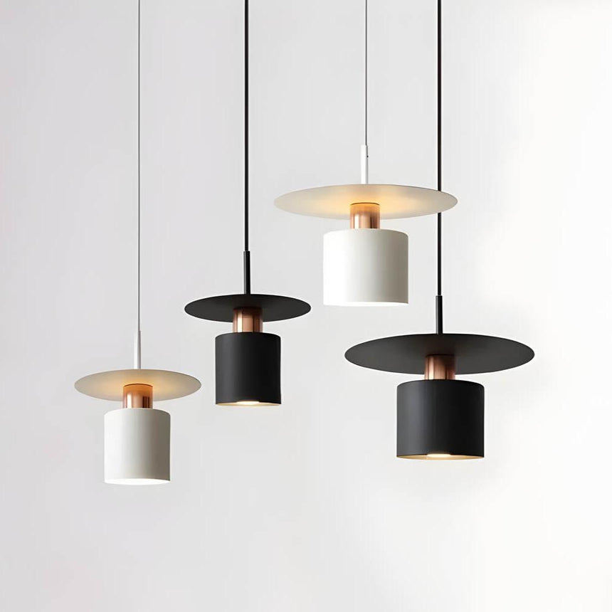 AstraLine Minimalist Metal Pendant Light – Hero View - OroDwell