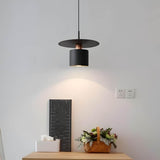Metal Pendant Light With Minimalist Linear Design - OroDwell
